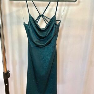 Windsor Dazzled Glitter Hunter Mini Dress size Small